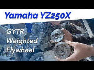 Installing Dirt Bike Flywheel Weight + Ride Test -- GYTR Weighted Flywheel on 2019 Yamaha YZ250X