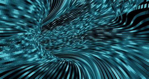 morphing tunnel retro electro wave pulse - 4K Wallpaper loop by Hyper-Cryptical