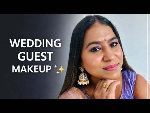 Wedding Guest Makeup Tutorial | Flawless Soft Glam Indian Look