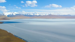 Blue Ice and White Peaks in Tibet