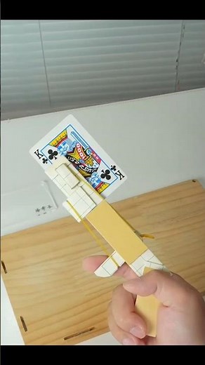 DIY Paper Slingshot ! That Shoots Playing Card #PaperSlingshot #DIYWeapons #OrigamiGun #papercrafts
