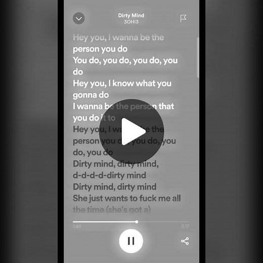 [16] STROBE AND STRONG LANGUAGE! dirty mind - 3OH!3 #fyp #lyrics #normalspeed #dirtymind #3oh3