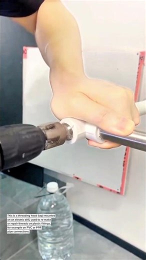 “Genius Tool to Restore Worn Plastic Threads Instantly! | PVC/PPR Pipe Repair Drill Tap”