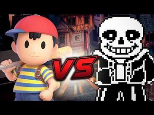 Ness VS Sans FIGHT ANIMATION! (Earthbound VS Undertale)