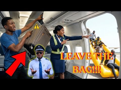 WHAT TO DO DURING AN AIRPLANE EMERGENCY EVACUATION