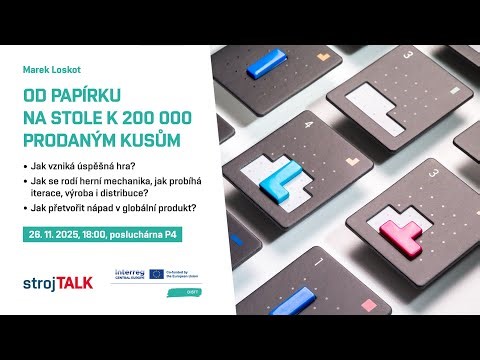 strojTALK #11 – Marek Loskot: Od papírků na stole k 200 000 prodaným kusům