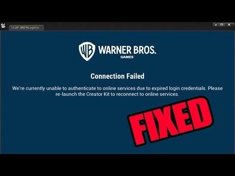 Hogwarts Legacy Creator Kit- "Warner Bros connection failed" Error FIX