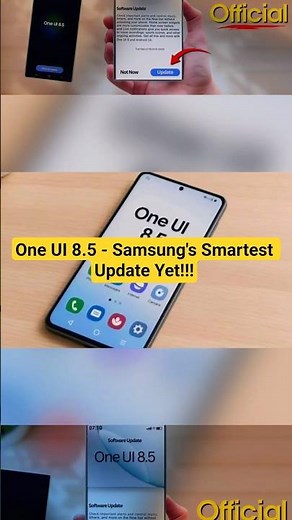 One UI 8 5 – Samsung’s Smartest Update Yet! #tech #oneui85 #samsungleaks
