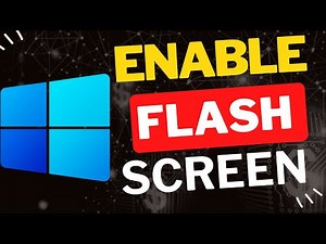 How to Enable Flash Screen for Audio Notifications in Windows 11