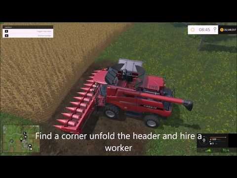 How To Plant And Harvest Crops On Farming Simulator 15 (FULL TUTORIAL)