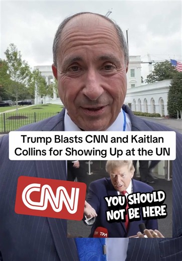 CNN made a huge scene about not covering Trump. Then Kaitlan Collins was standing right there in the UN press area waiting to question him. Trump’s right to call out CNN’s “Trump addiction.” #CNN #Trump #UnitedNations #News #fyp