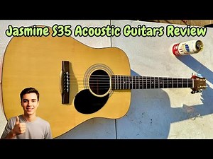 Jasmine S35 Acoustic Guitars Review | Ranked #4 in Top 6 Best Guitars under $90 | Pros & Cons