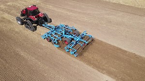 Here's the new Karat 10 Intensive Cultivator with front discs. Multiple Quick Change share options lets you from 3" - 13" depth leaving a even, level surface with one machine. | LEMKEN