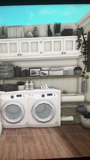 i had this in my drafts lol but here is some laundry room inspo { #roblox #bloxburg #bloxburgbuild #bloxburghouse #robloxbloxburg #foryou #PartyWithVMAs #robloxvideos #fyp }