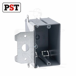 [Hot Item] Grey Color with ETL electrical 1 Gang PVC Adjustable Electrical Outlet Box