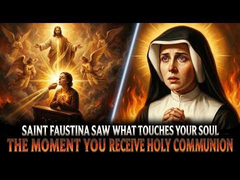 Saint Faustina Saw What Touches Your Soul the Moment You Receive Holy Communion — She Witnessed It!