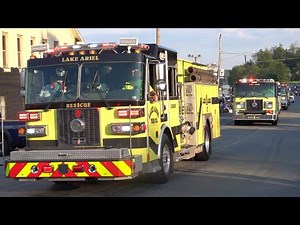 Lake Ariel Volunteer Fire Company 2025 Lights & Sirens Fire Truck Parade