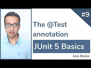 JUnit 5 Basics 9 - The @Test annotation