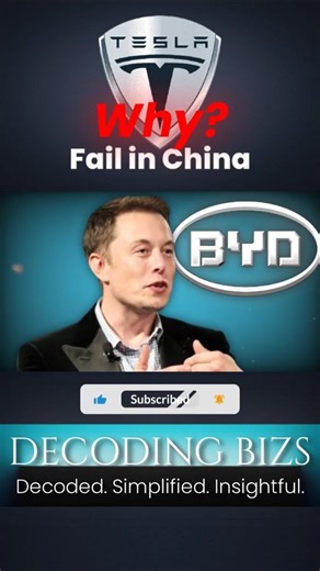 China’s Trap for Elon Musk?⚠️ #DecodingBiz #tesla #byd