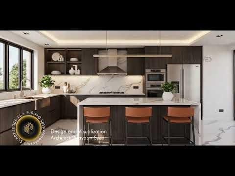 Luxury Modern Kitchen Phasing Animation | 16K Quality | Iso Views | ‪@arayaansyed‬