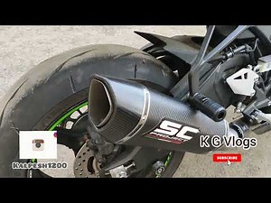 SC PROJECT SC1R full system installed on ZX10R 2021 | SC PROJECT SC1R exhaust sound | ZX10R 2021 22