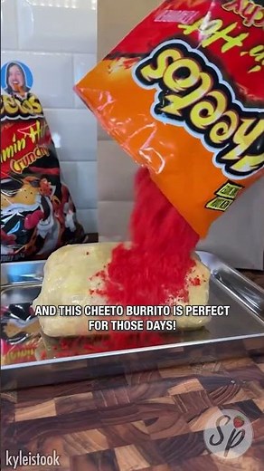 Crunch, Heat, and Flavor Explosion: Hot Cheeto Burrito! 🤤🔥