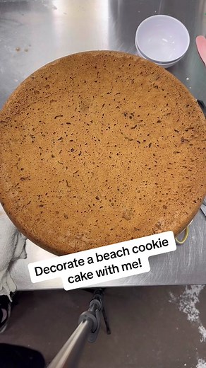 Decorate a Beach Cookie Cake Tutorial