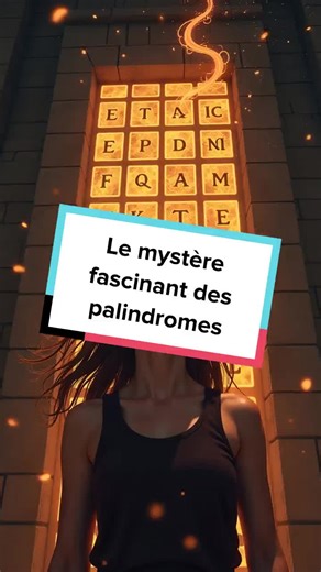 Découvrez la magie cachée des palindromes, ces mots et phrases symétriques qui traversent les cultures et les siècles ! #langue #culture #tiktokfrance🇨🇵 #fyp