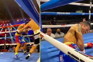 Ringside footage captures Naoya Inoue leaving rival in agony after hammering body shots in KO
