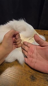 The proper way of putting the fur on the parka #parka #fur #parkamaking #shareandfollow | Darlene Amagoalik