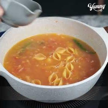 Creamy Pasta Soup Recipe | Easy & Delicious 15-Minute Soup #recipe