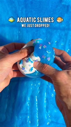 New slimes have JUST dropped! we restocked a ton of our best sellers like gummy shark, Aurora borealis, kiwi cubes & tons more:) shop now and take 20% off your entire order with code “AQUATIC” - #slime #satisfying #asmr #mixing # | Slime Obsidian