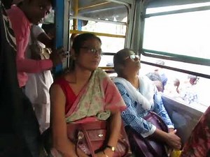 On the bus in KOLKATA, India 2