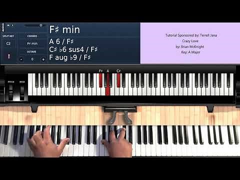 Crazy Love (by Brian McKnight/Van Morrison) - Piano Tutorial