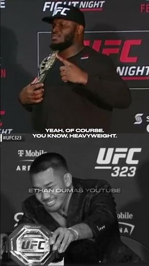 Joshua Van & Derrick Lewis' UFC Belts