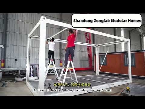 Detachable Modular House Install Video