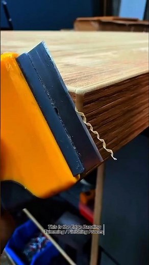 Edge Band Trimming Process | Manual Edge Band Trimmer Tool for Perfect Furniture Finishing