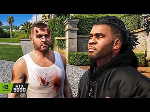 GTA 5 'Fresh Meat' Mission 8K Gameplay | RTX 5090 Remastered Graphics MOD