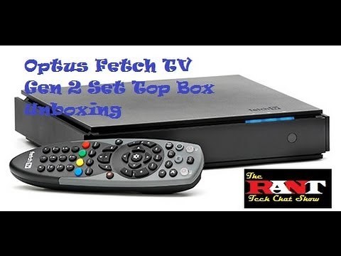 Optus Fetch TV Set top Box Unboxing