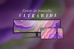 Abstract Ultrawide Wallpaper in Pastel Tones With Waves · Computer, Windows & Mac · Instant Download - Etsy