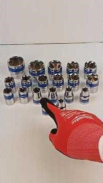 Euro King Tools. 1/2" socket set, sizes 8-32 mm.