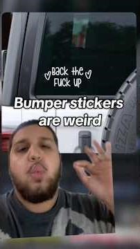 What’s the worst bumper sticker you’ve ever seen? #bmwmmotorsport #automobile #cartok