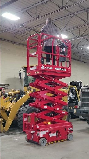 2019 LGMG SS1932E ELECTRIC SCISSOR LIFT with Platform Extension and Low Hours ~ For Sale $5900