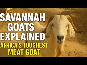 Savannah Goats Explained 🐐 | Africa’s Toughest Meat Goat Breed