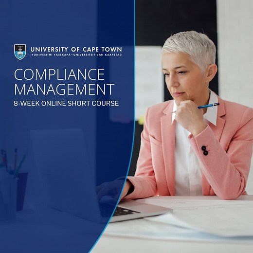 Develop a relevant and up-to-date compliance skill set, and earn a UCT certificate as validation of your knowledge. | GetSmarter