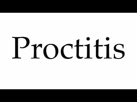 How to Pronounce Proctitis