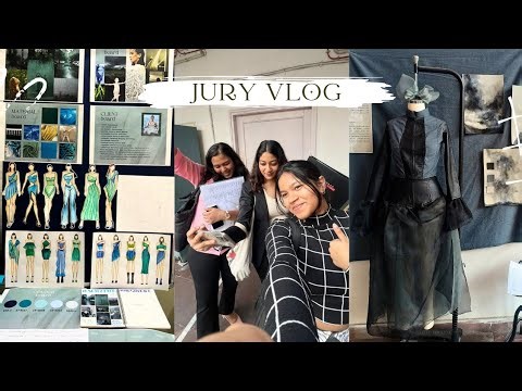 Nift Jury Vlog | Semester 3, Knitwear Design 🧶| NIFT Kolkata Vlogs