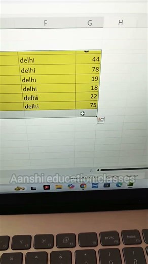 Excel Auto Fit Row Height in 10 Seconds | Easy Trick |Aanshi education classes