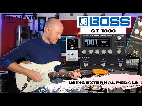Boss GT-1000 - Using External Pedals