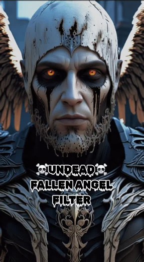 UNDEAD FALLEN ANGEL FILTER ☠️... #undeadfallenangel #undeadfallenangel🖤☠️ #undead #fallenangel #filter #filtro #aifilter #fyp #fypシ #foryoupage #aitrend #viraltiktok